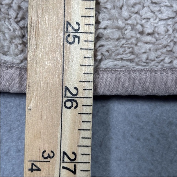 Patagonia Los Gatos Fleece Jacket Women Large Shroom Taupe 1/4 Zip Sherpa Fleece - Picture 2 of 9